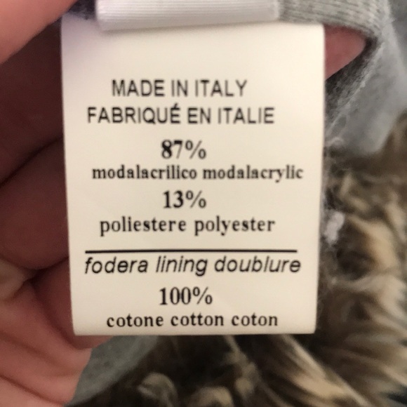 Ottod’Ame Faux Fur Oversized Teddy Coat - Picture 5 of 7